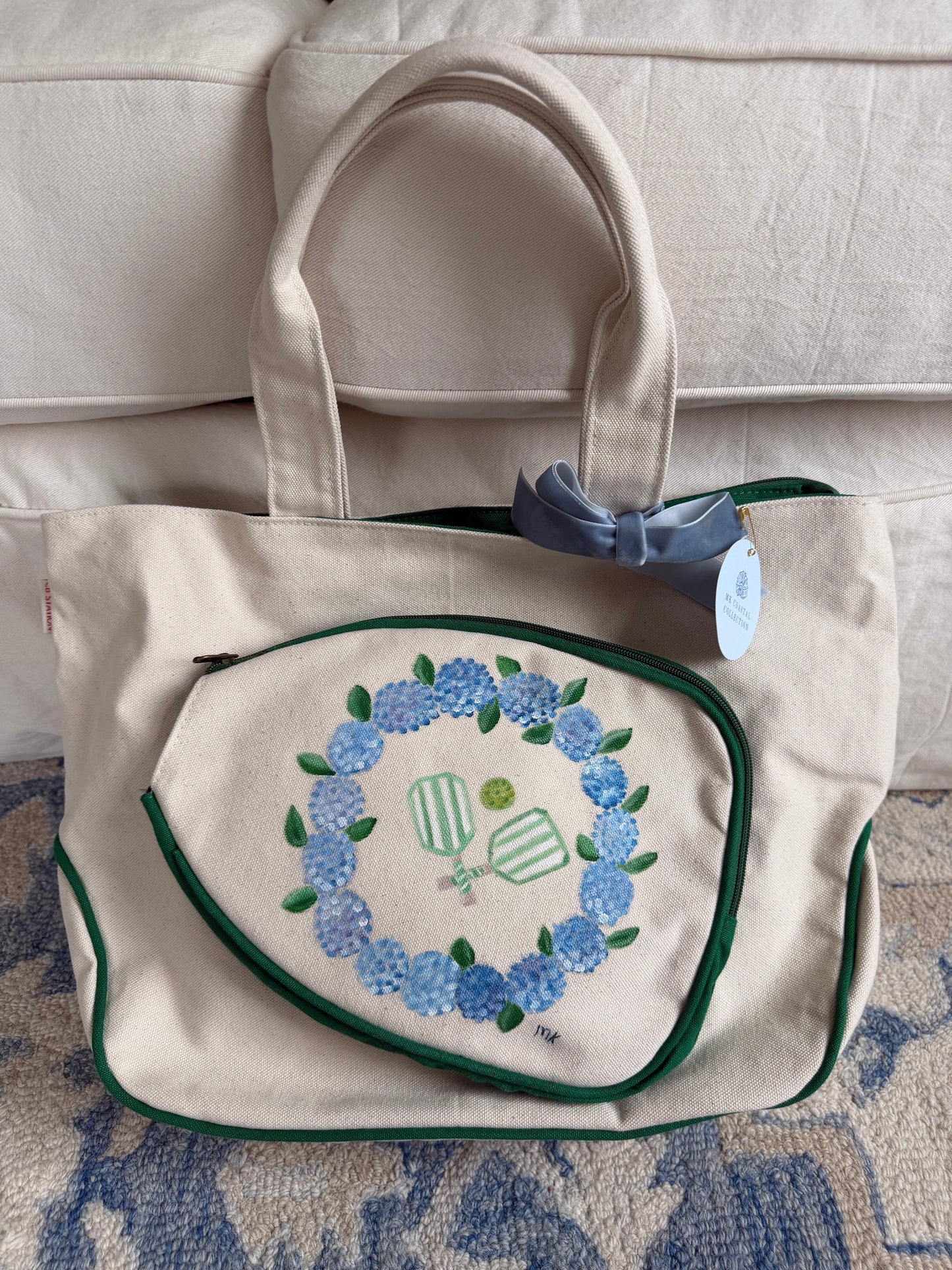Hand-painted Pickleball Bag