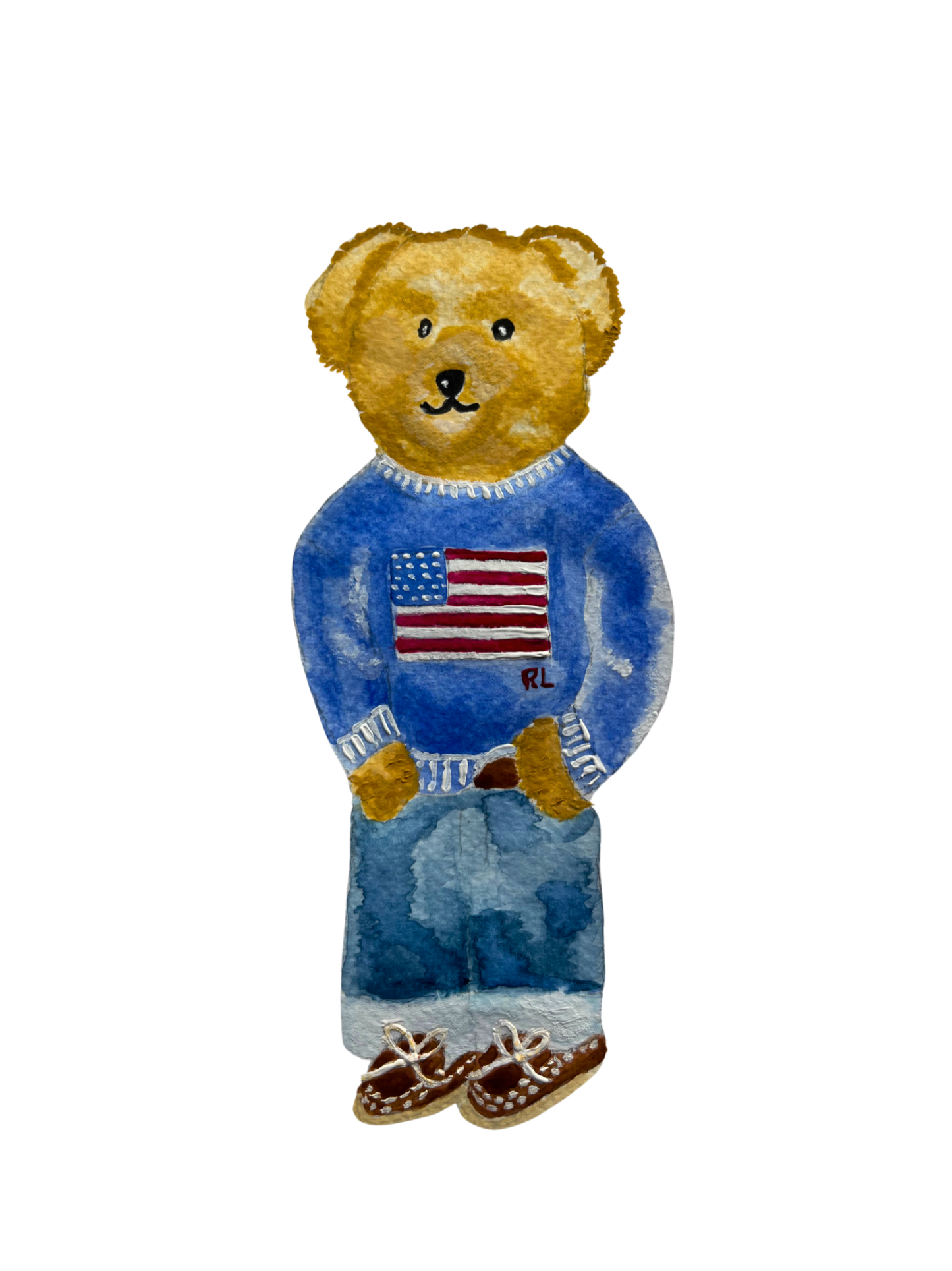 Americana Teddy Print
