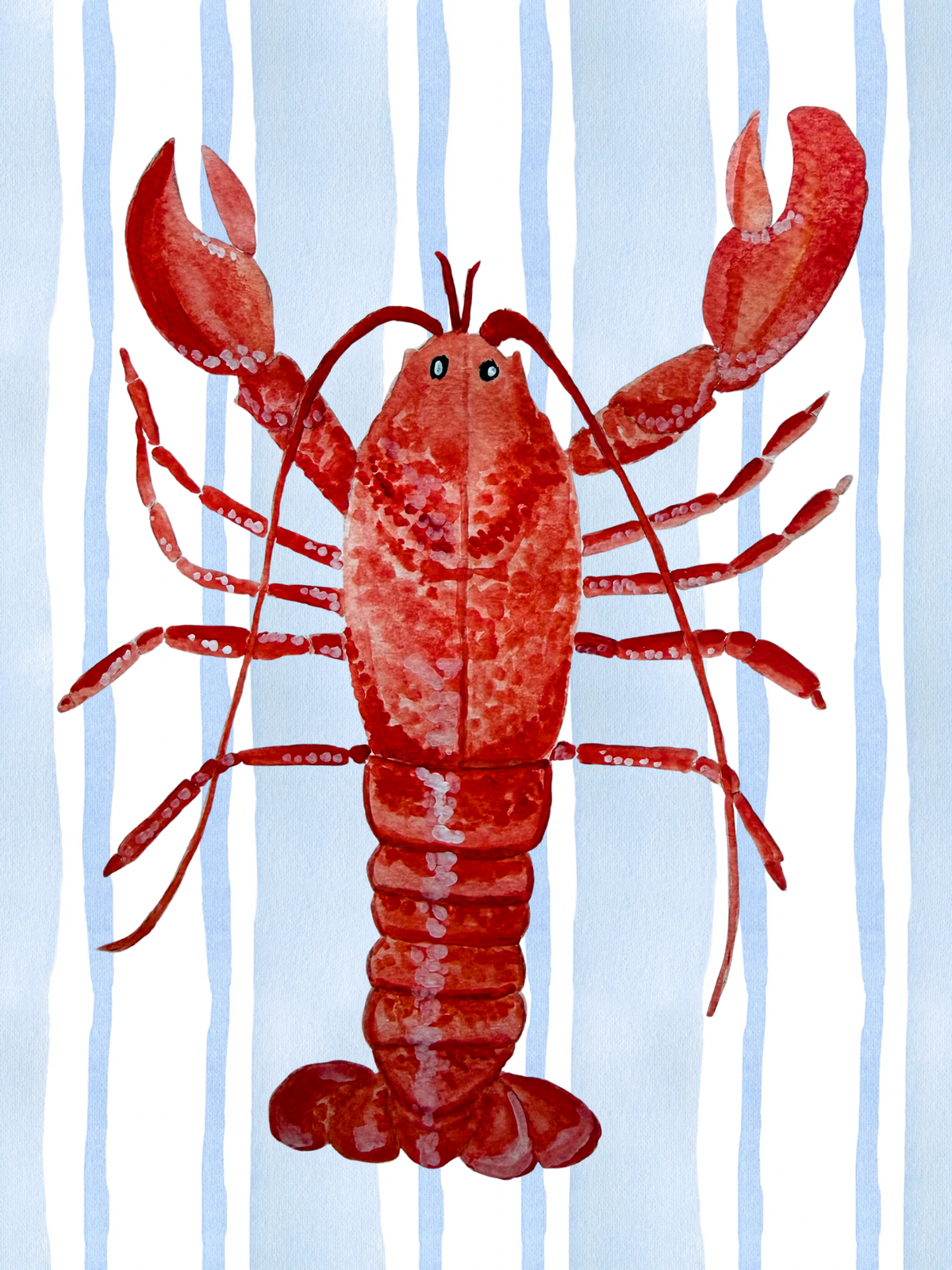 Lobster Stripe Print Large