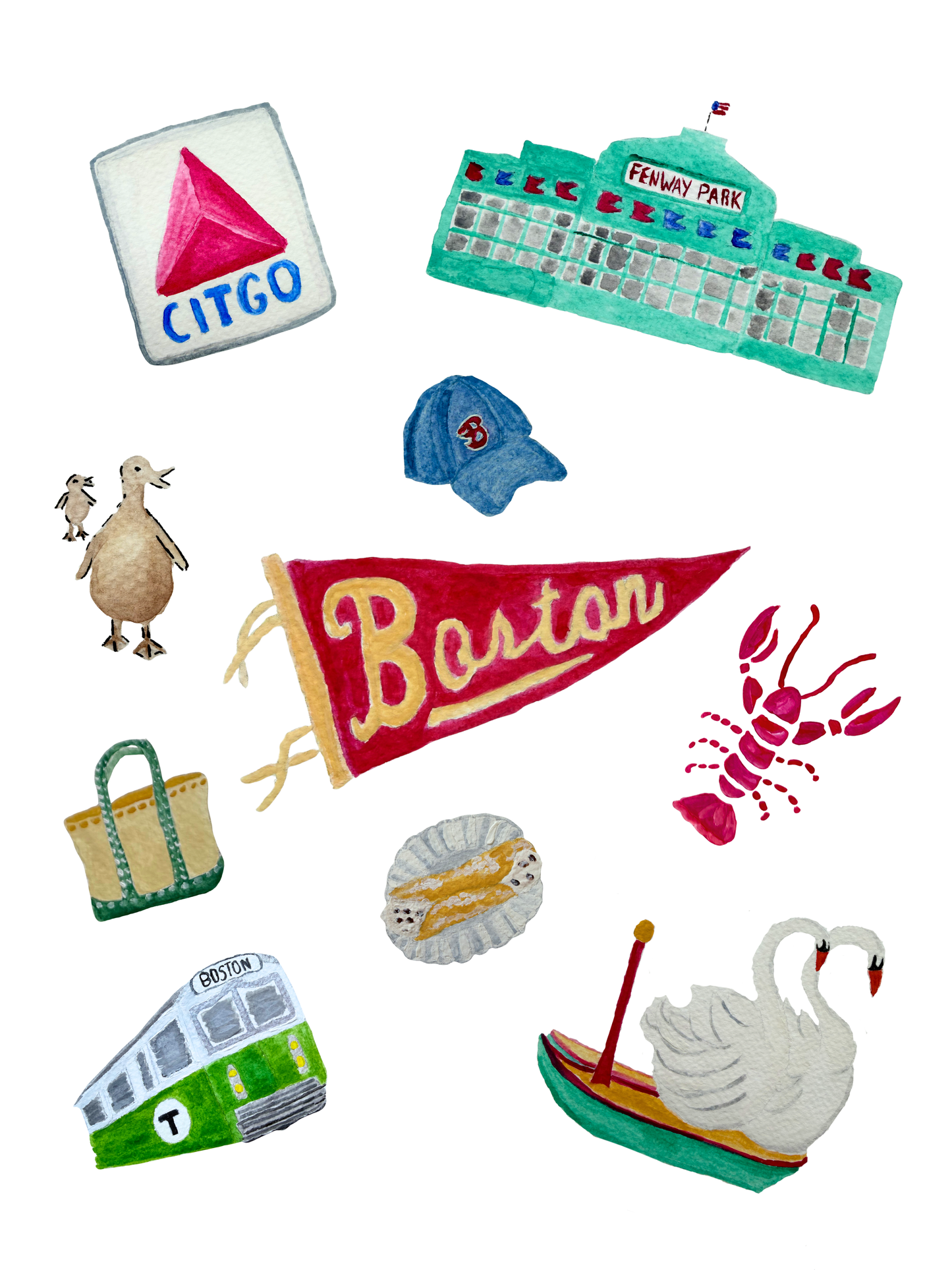 Boston Print - Large