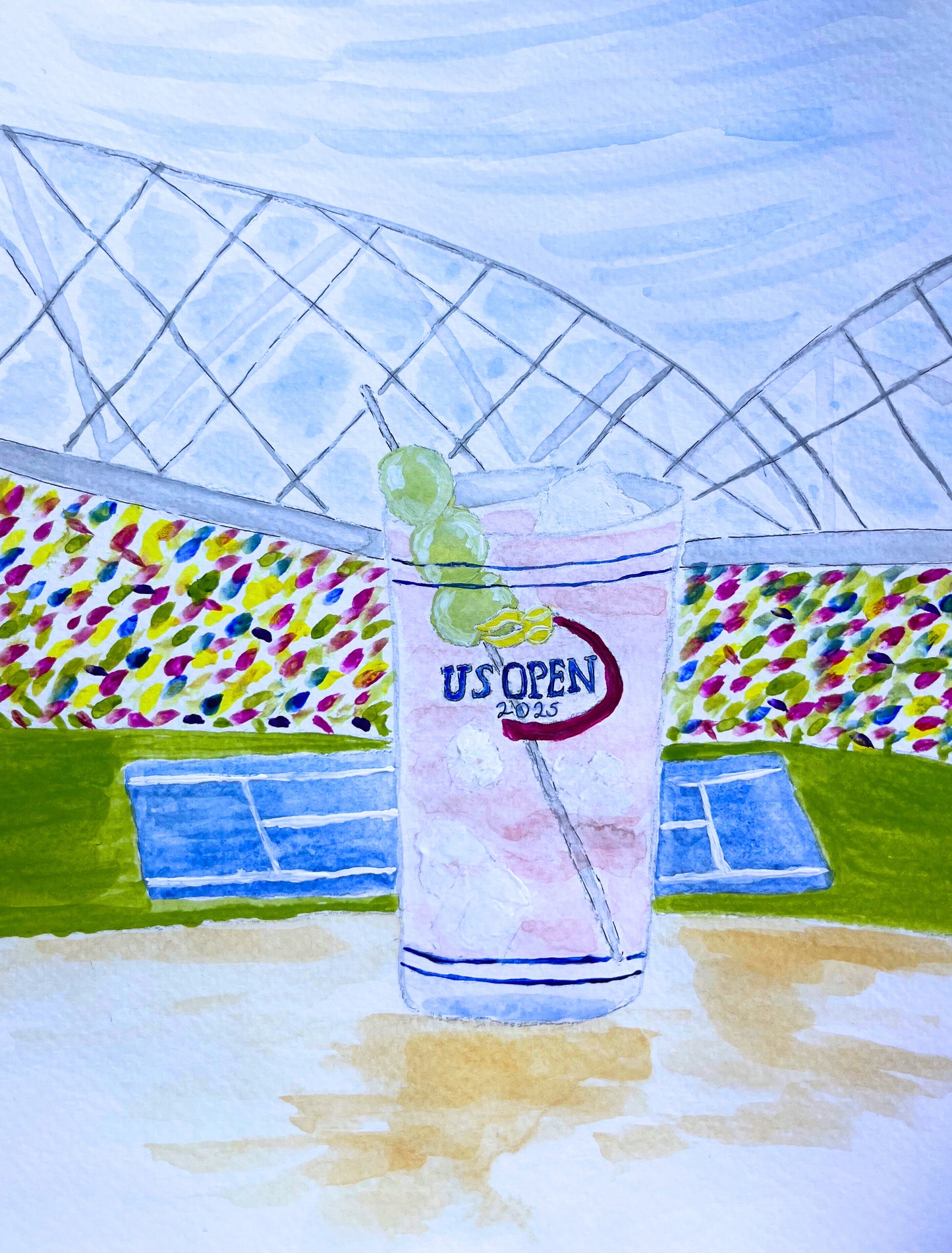 U.S. Open 2025 Honey Deuce Print