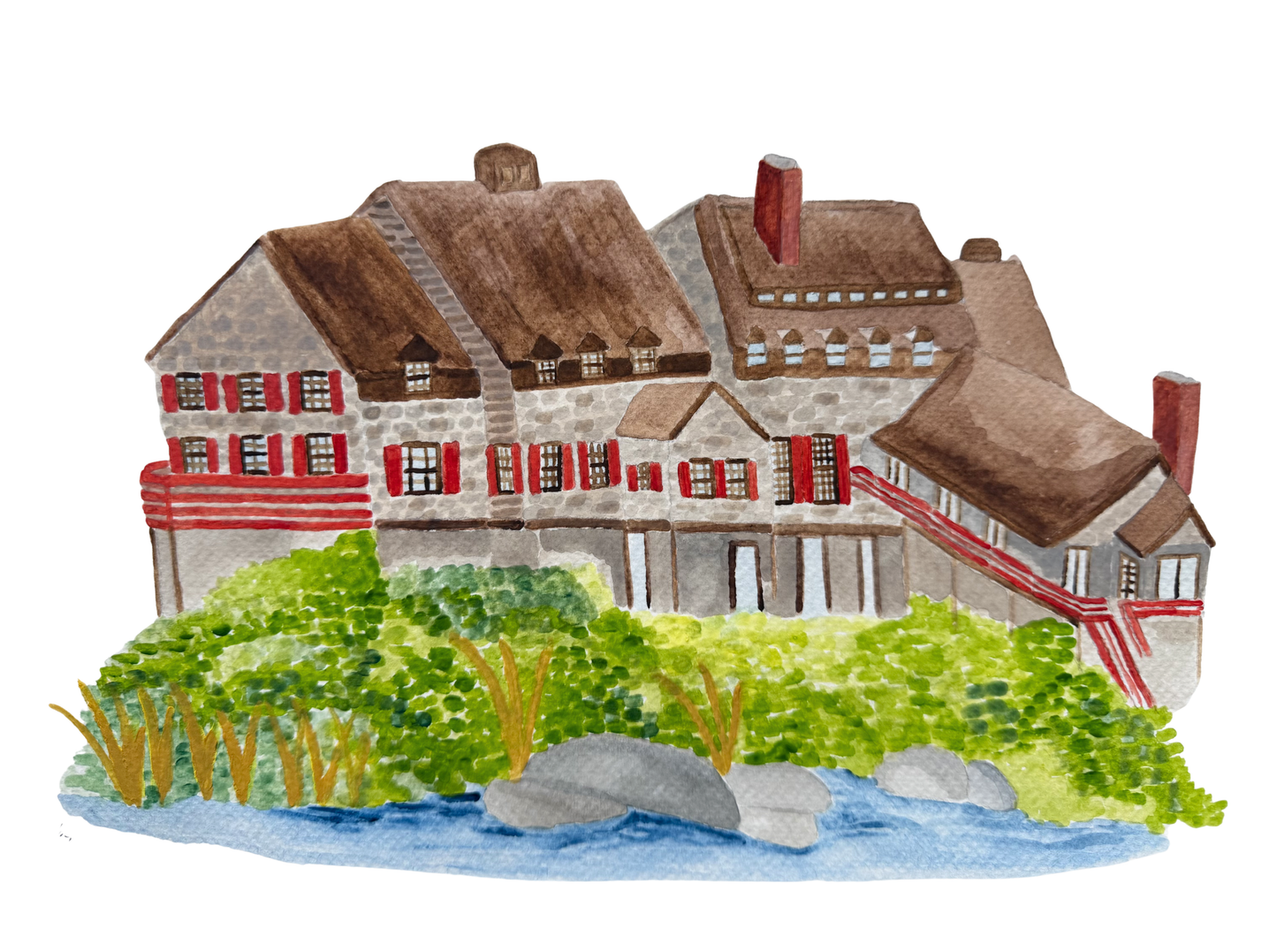 Weekapaug Inn Print - Large