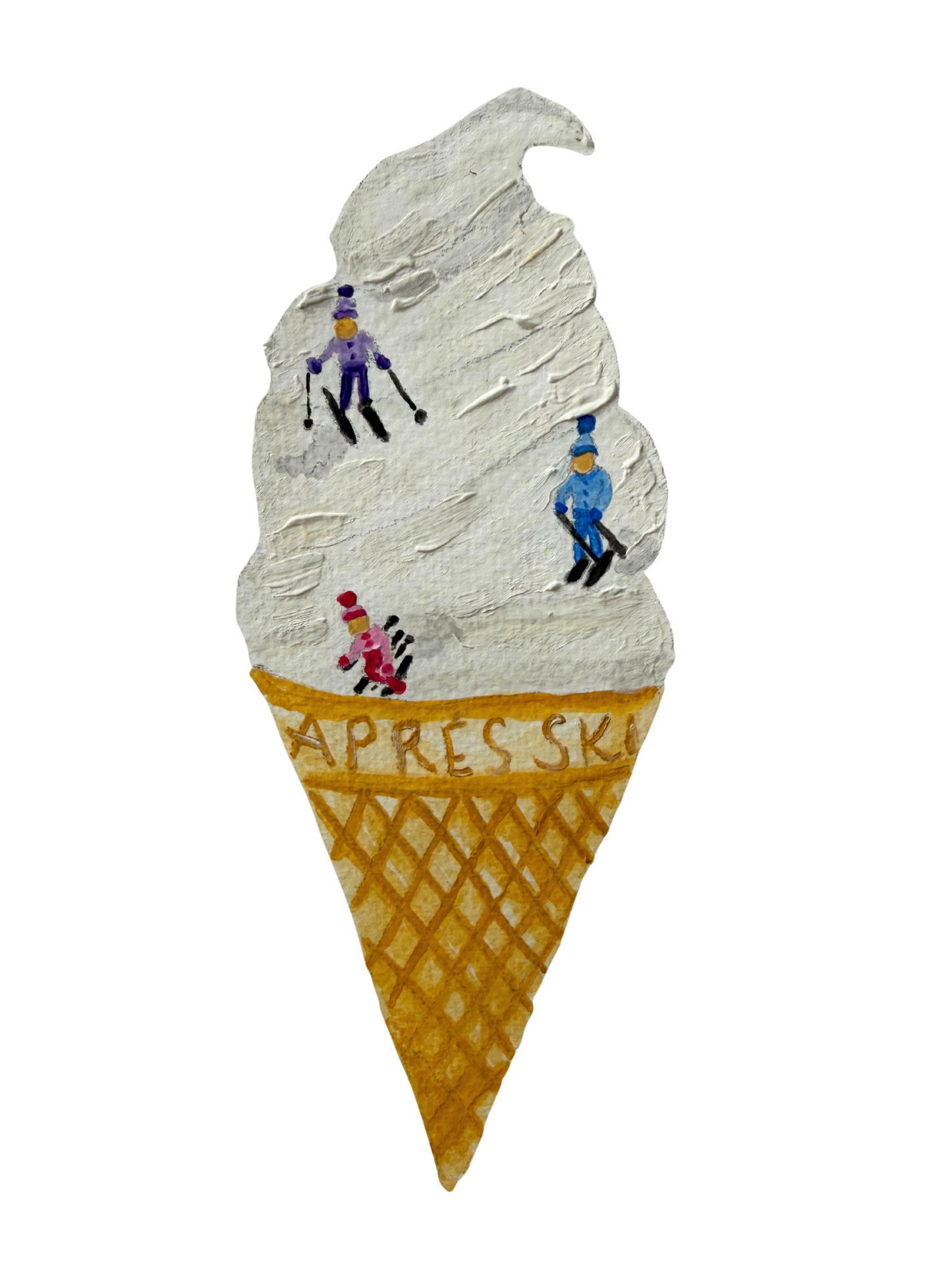 Ski Cone Print